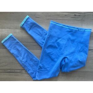 Soulcycle Ribbed Seamless Legging Nebulous Blue Size Small